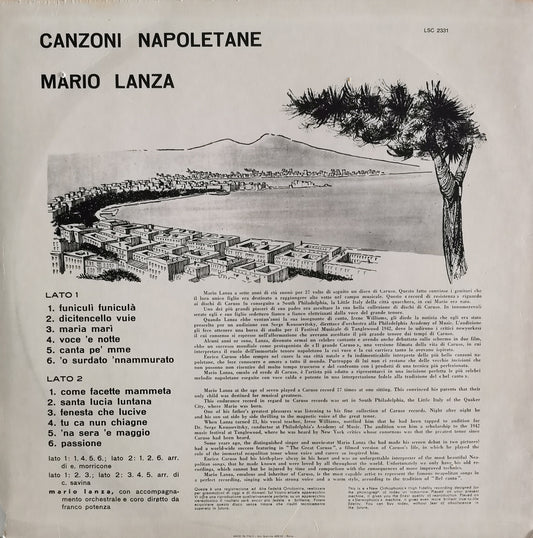 MARIO LANZA - Canzoni Napoletane