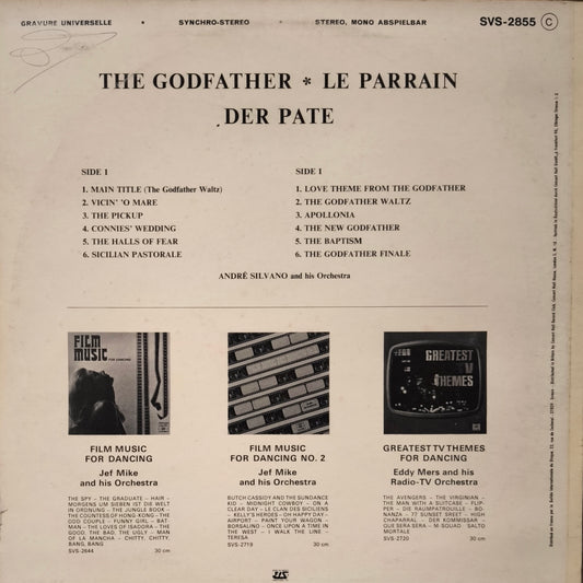 ANDRE SILVANO AND HIS ORCHESTRA - The Godfather/Le Parrain