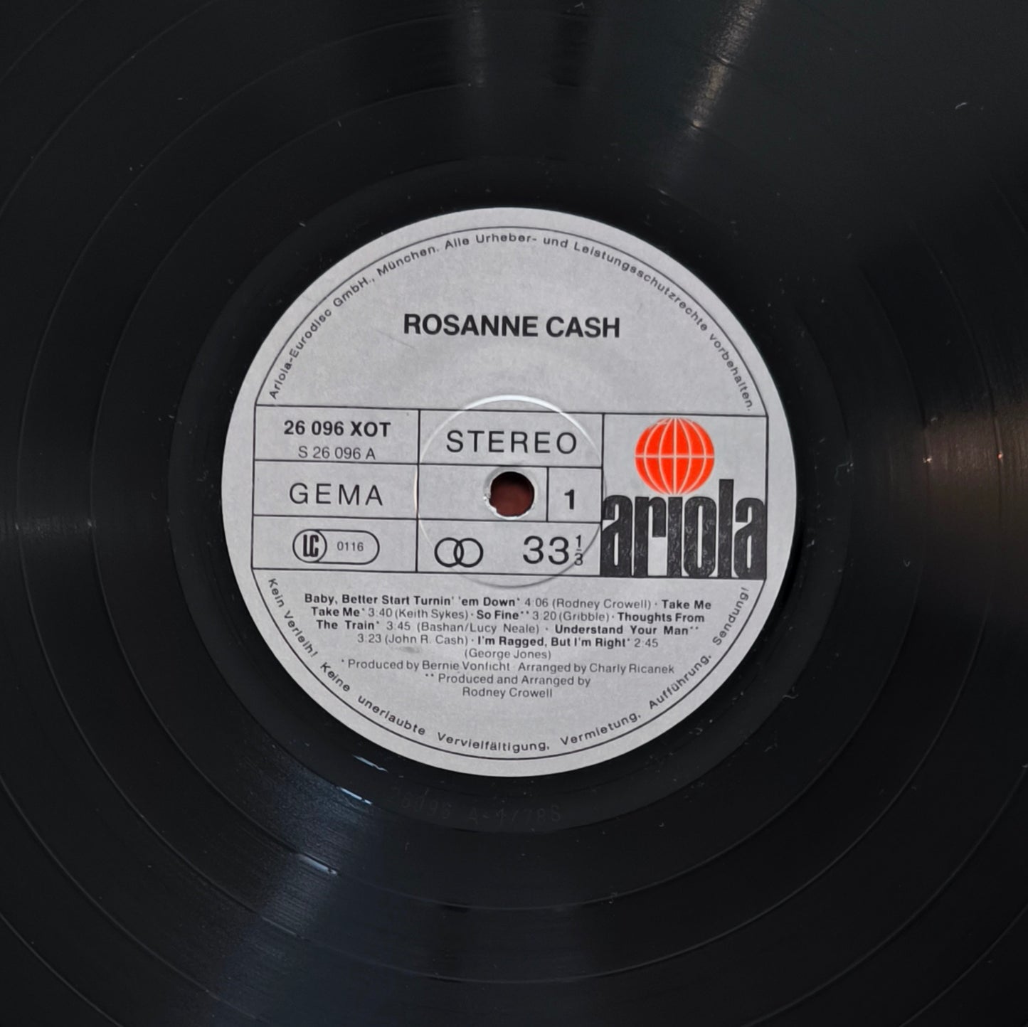 ROSANNE CASH - Rosanne Cash
