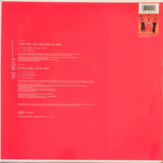 3LW Feat. NAS - I Can't Take It (No More) / No More (Baby I'ma Do Right)