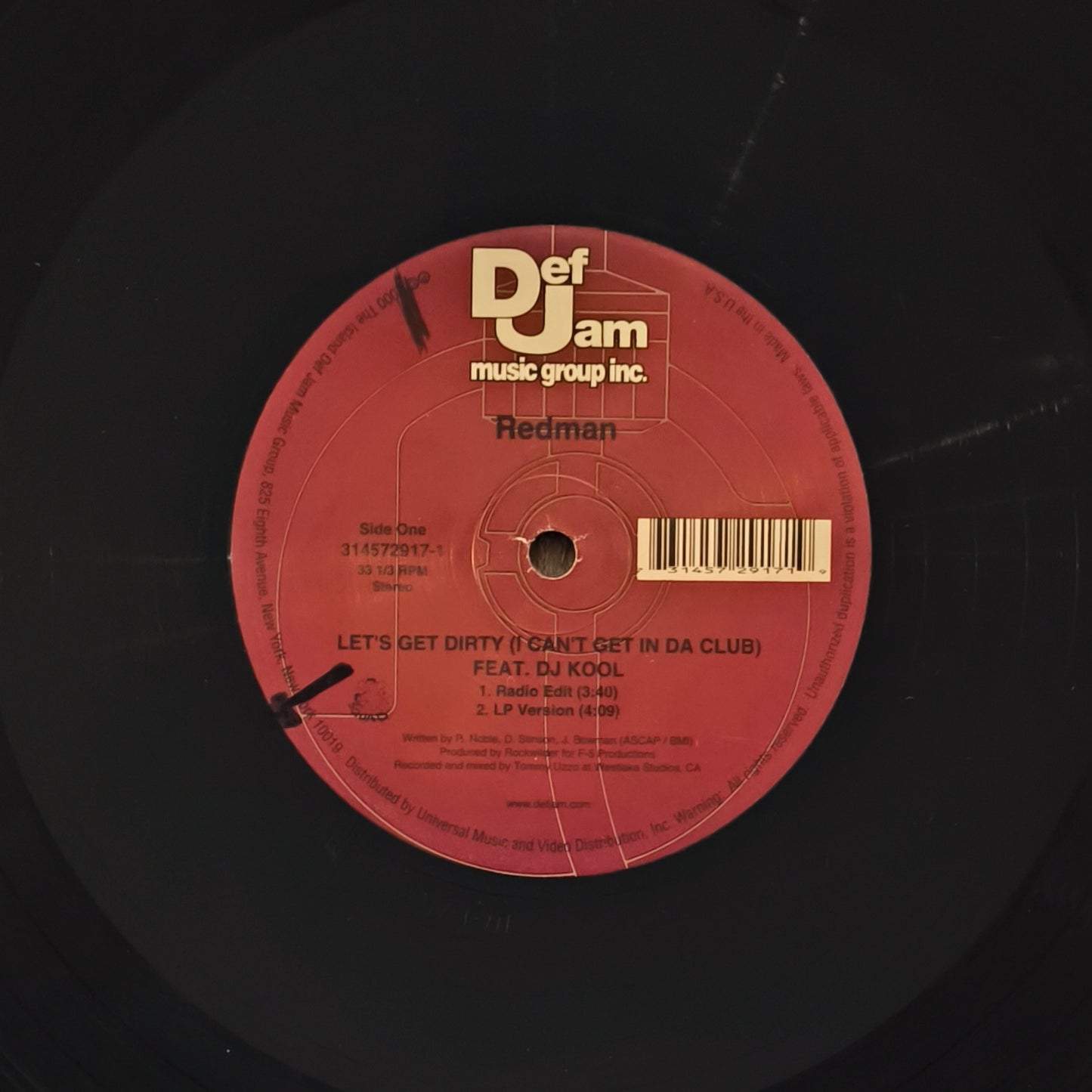 REDMAN Feat. DJ KOOL - Let's Get Dirty (I Can't Get In Da Club)