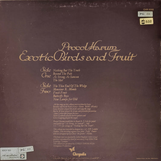 PROCOL HARUM - Exotic Birds And Fruit