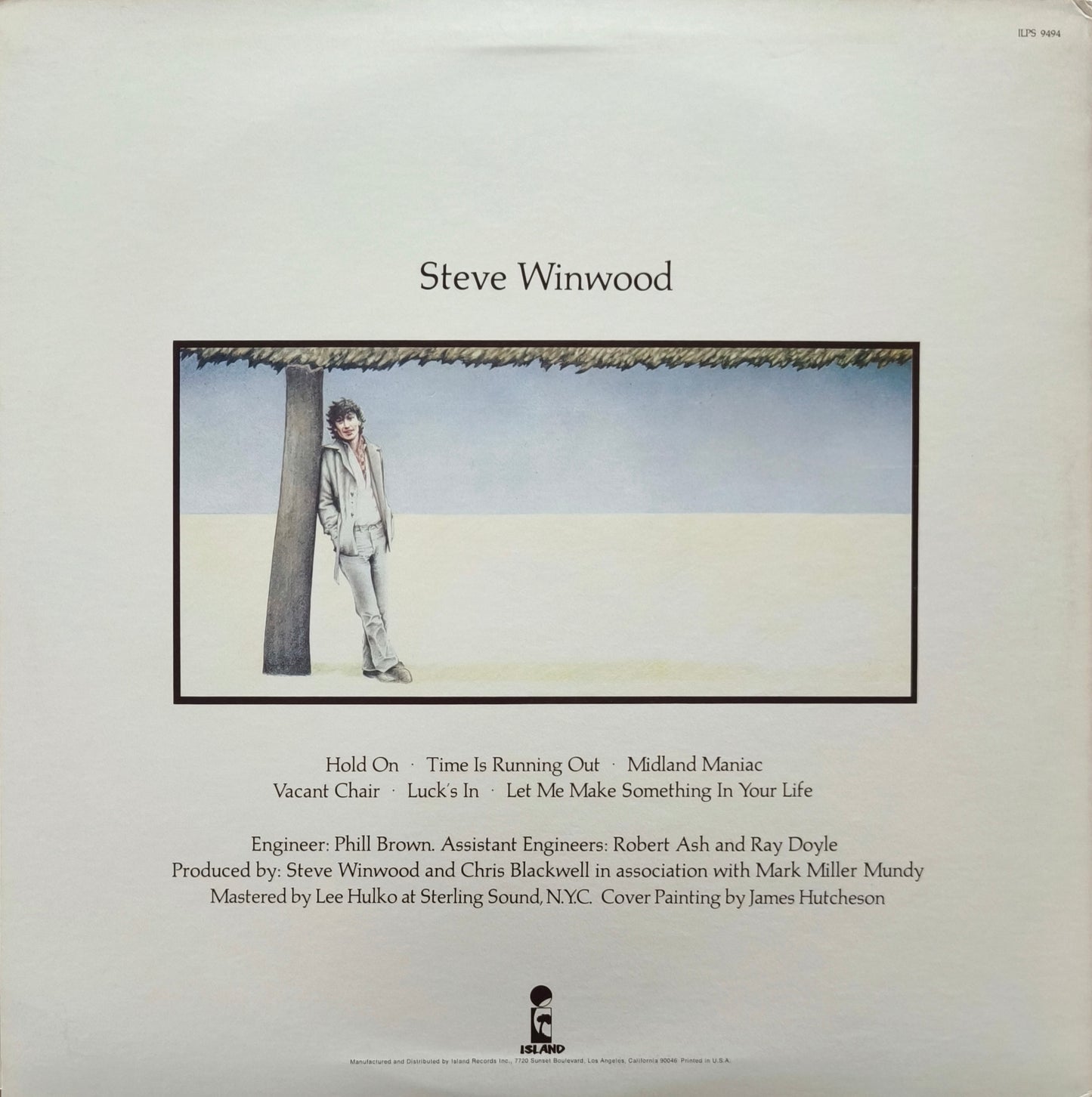 STEVE WINWOOD - Steve Winwood (pressage US)
