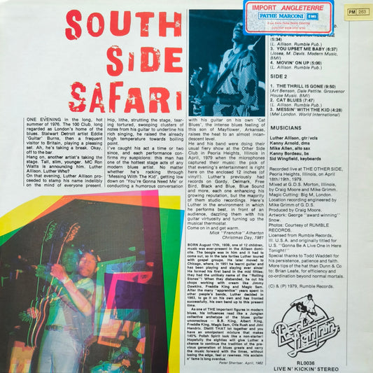 LUTHER ALLISON - South Side Safari (pressage UK)