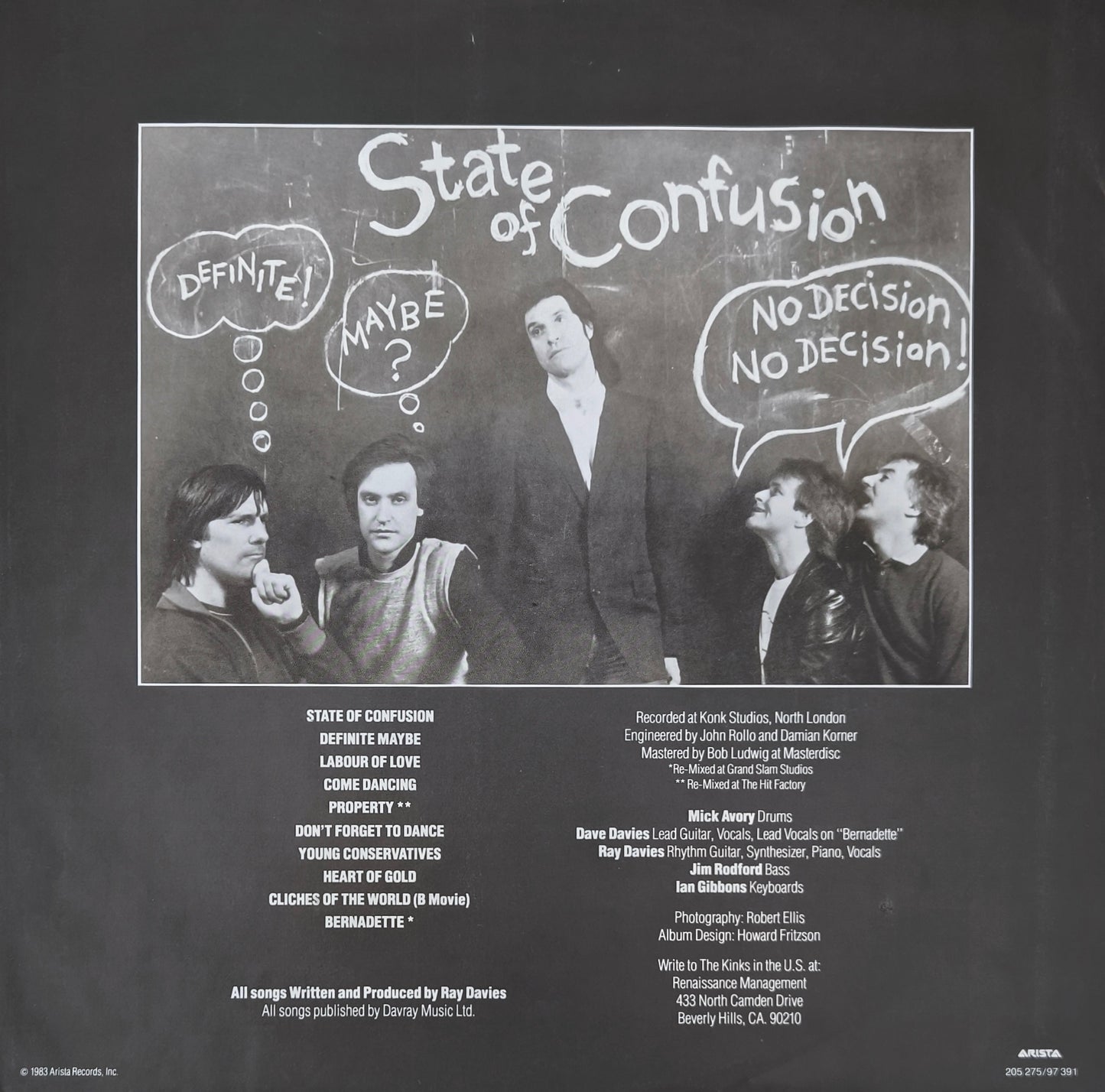 THE KINKS - State Of Confusion