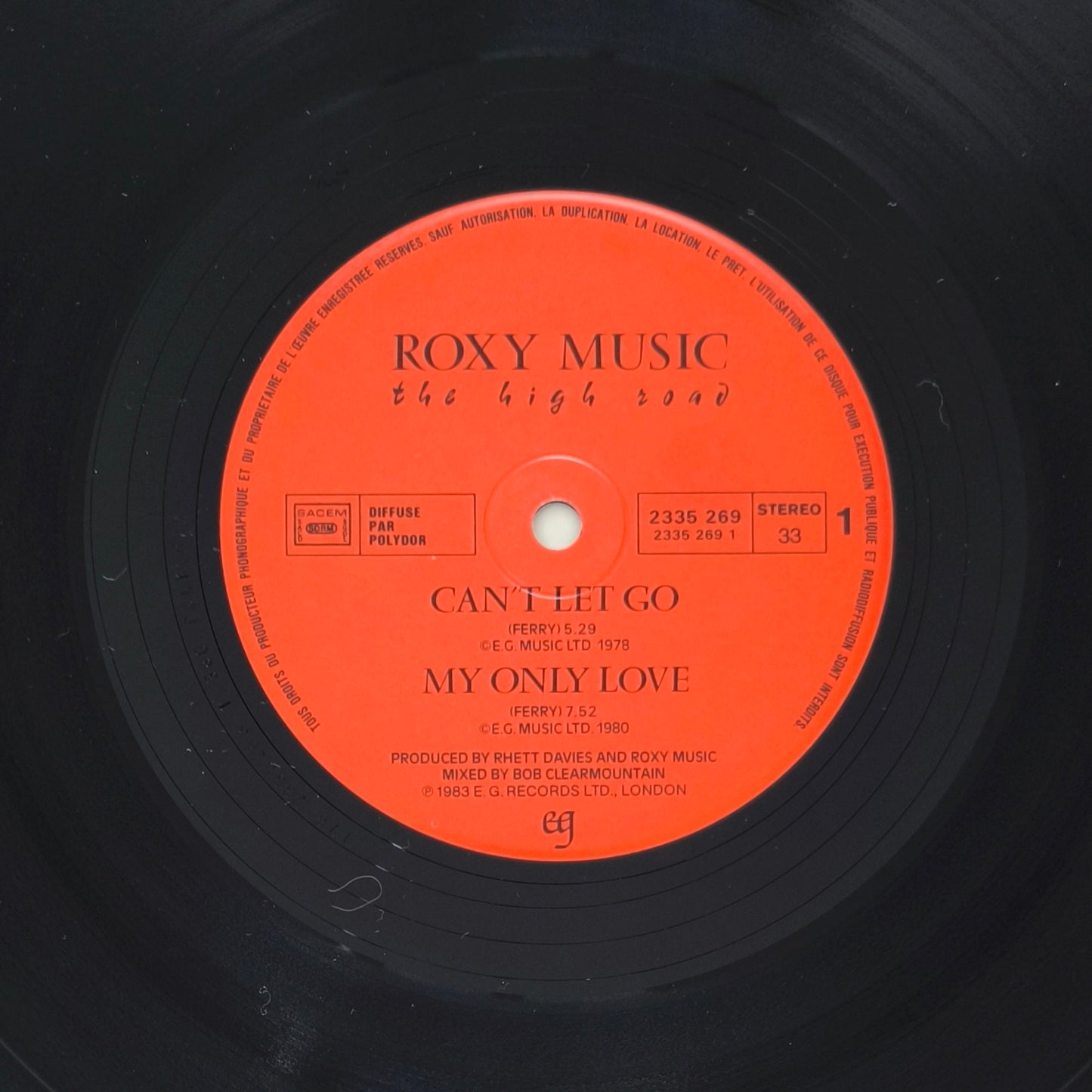 ROXY MUSIC - Musique Roxy - The High Road