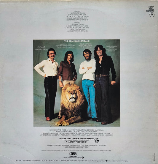 THE DON HARRISON BAND - The Don Harrison Band