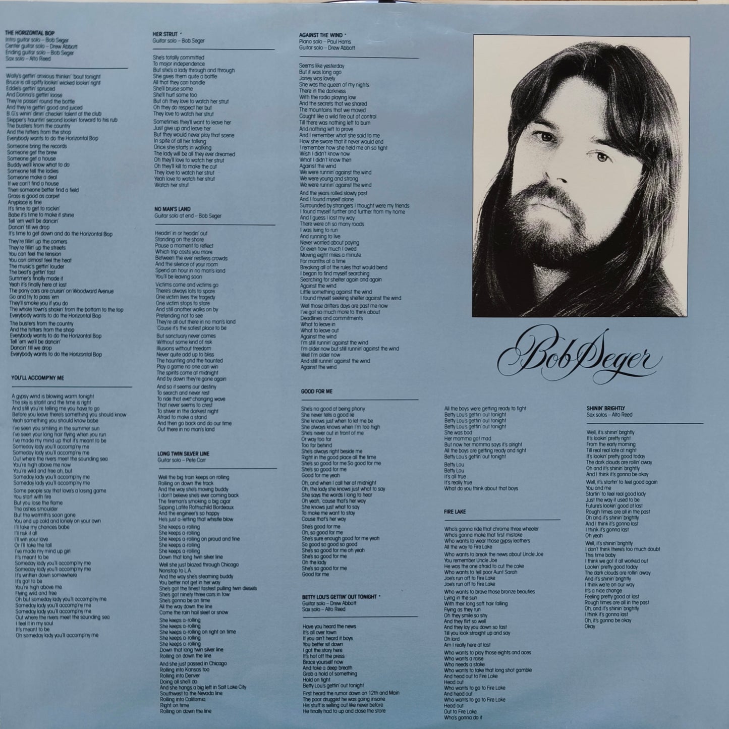 BOB SEGER AND THE SILVER BULLET BAND - Against The Wind