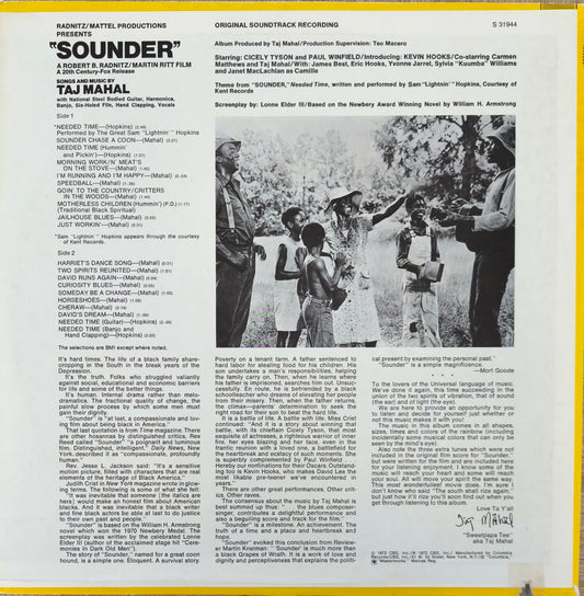 TAJ MAHAL - Sounder (Original Soundtrack Recording)
