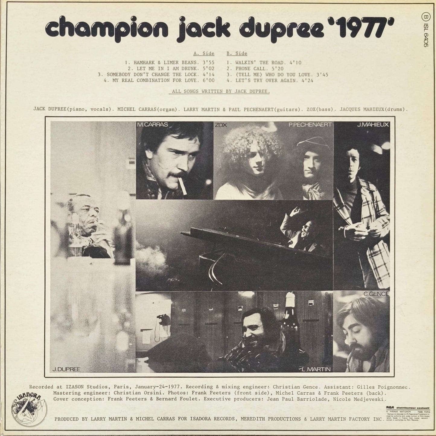 CHAMPION JACK DUPREE - "1977"