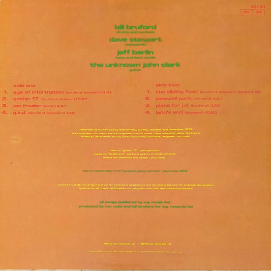 BRUFORD - Gradually Going Tornado