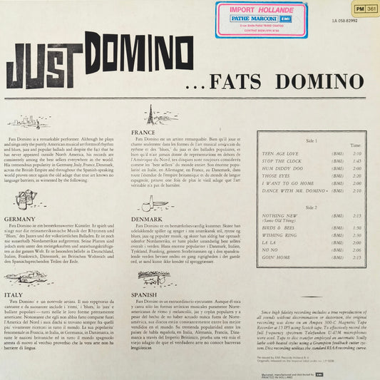 FATS DOMINO - Just Domino