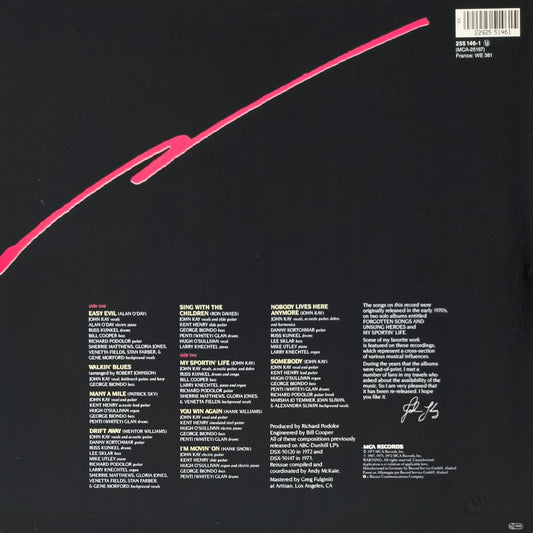 JOHN KAY - Lone Steppenwolf