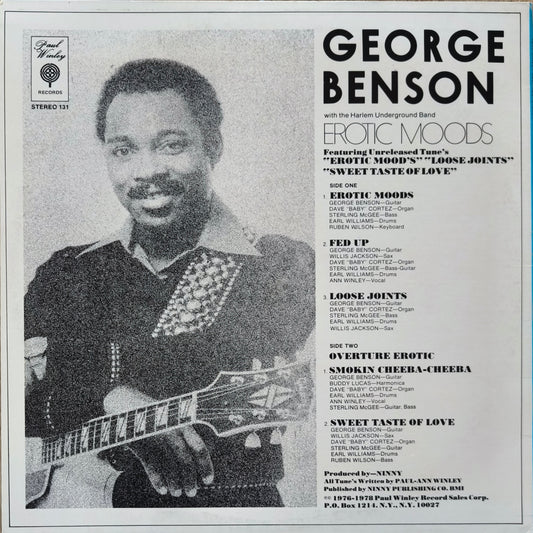 GEORGE BENSON - Erotic Moods (pressage US)