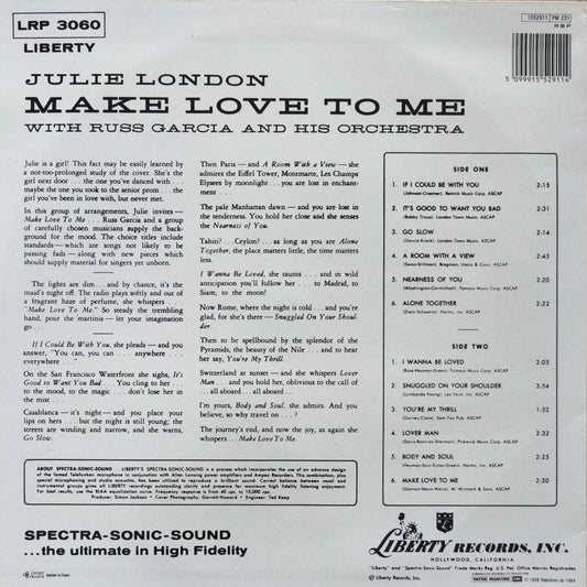 JULIE LONDON - Make Love To Me