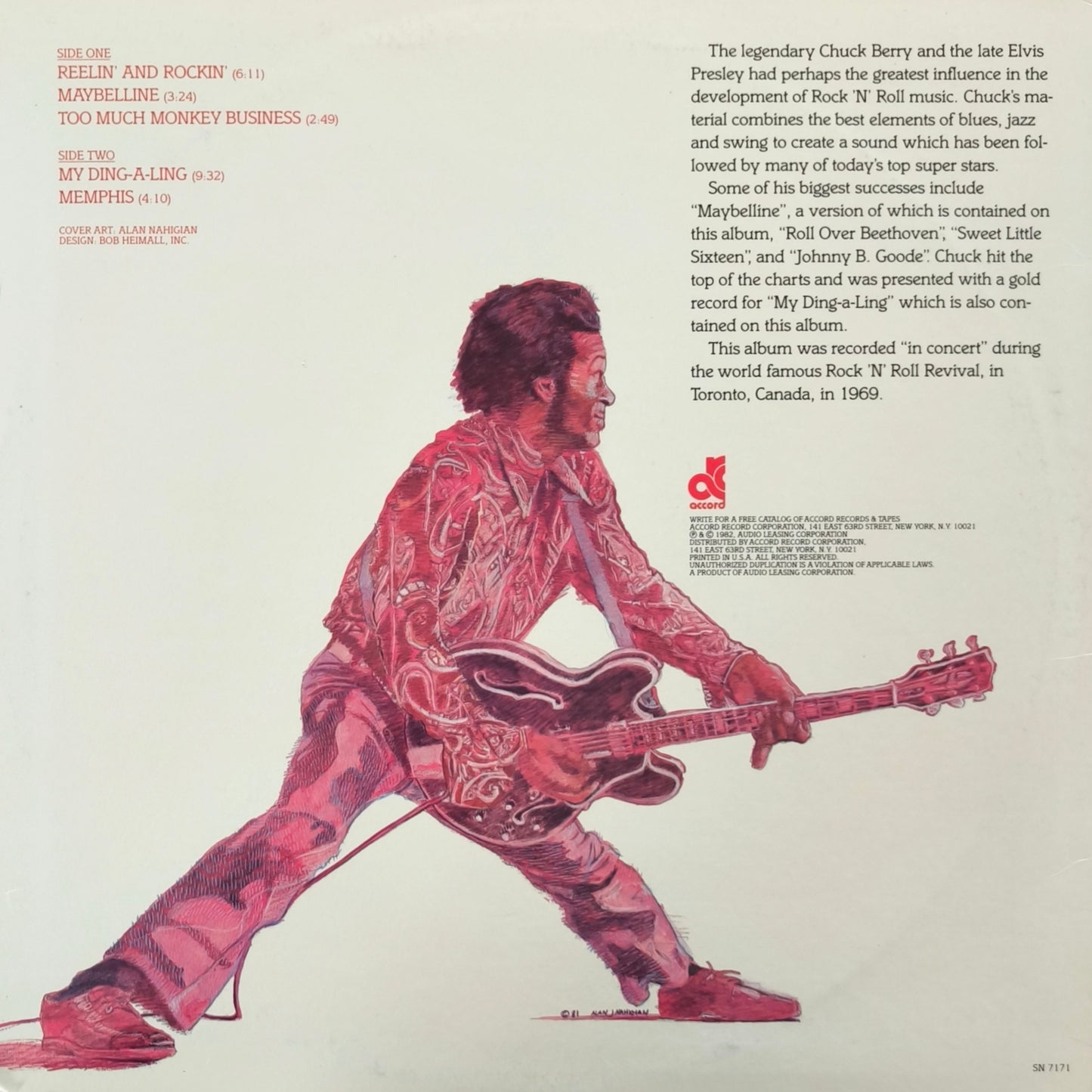 CHUCK BERRY - Toronto Rock 'N' Roll Revival 1969, Volume II