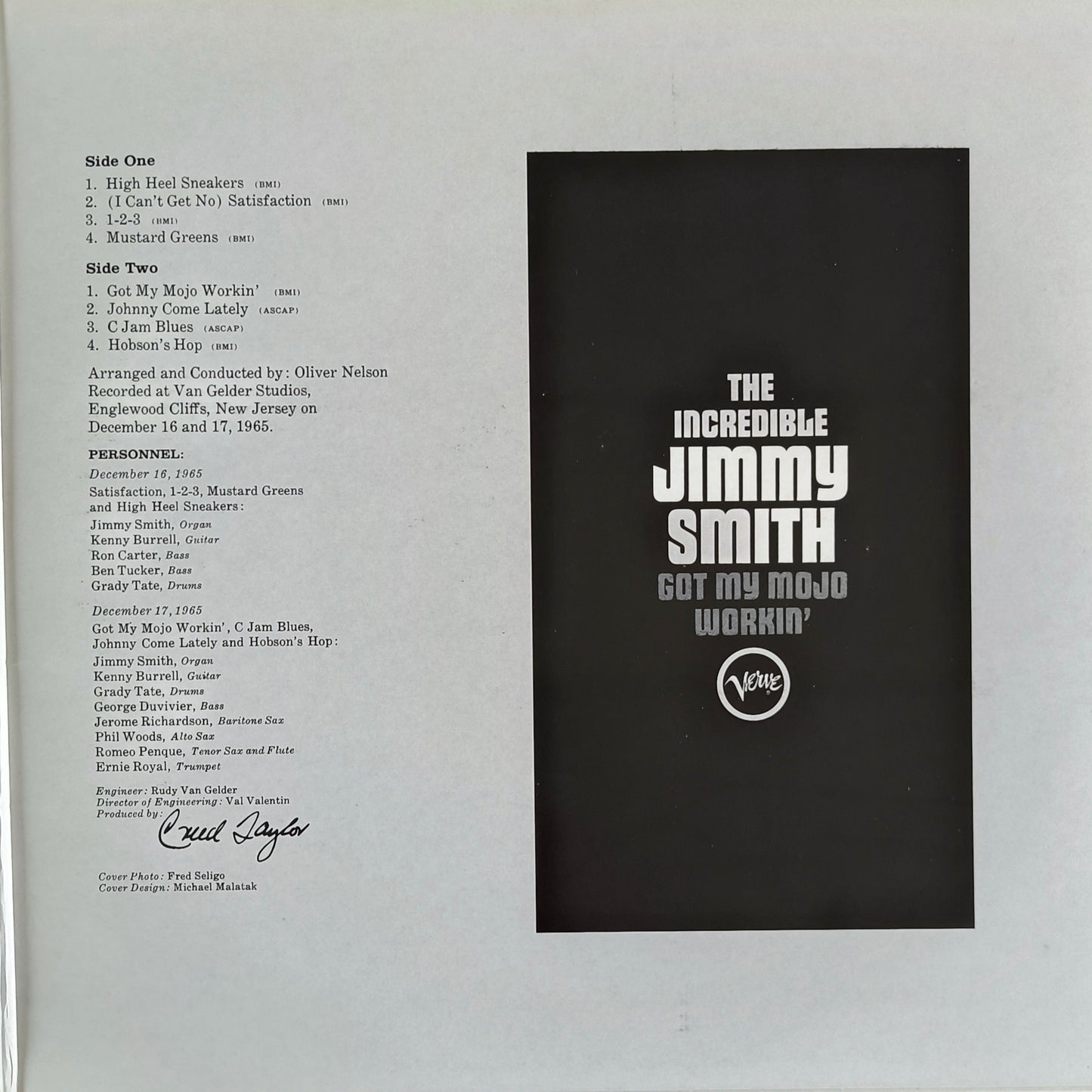 JIMMY SMITH - Got My Mojo Workin'