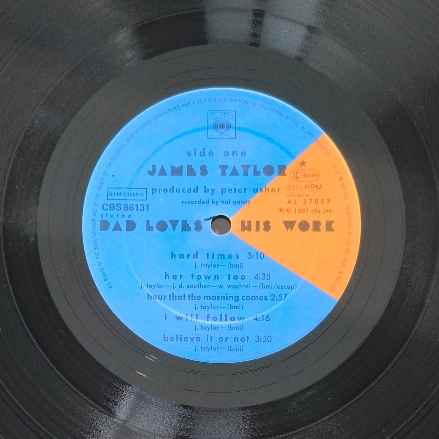 JAMES TAYLOR - Dad Loves His Work