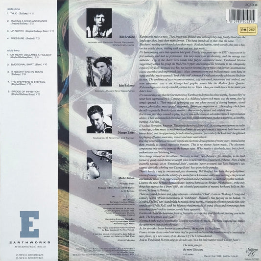 BILL BRUFORD'S EARTHWORKS - Earthworks (pressage UK)