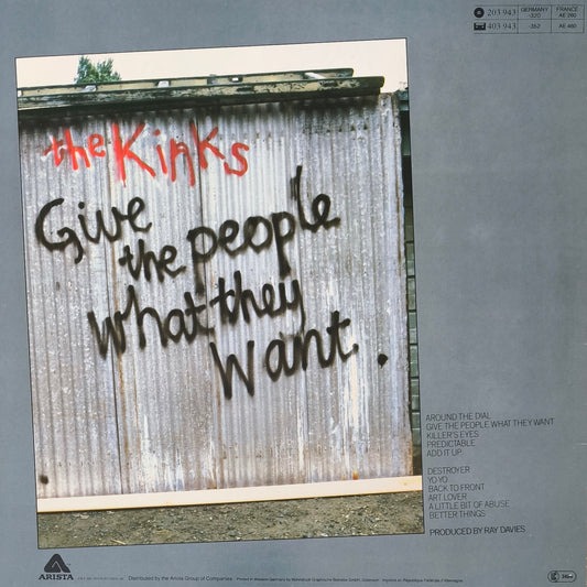 THE KINKS - Give The People What They Want