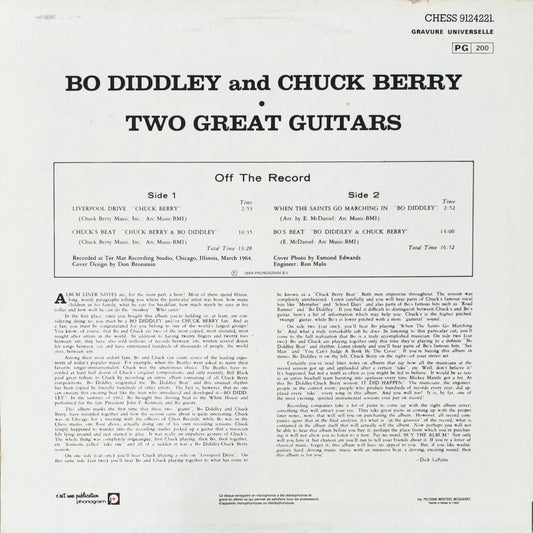 BO DIDDLEY / CHUCK BERRY - Two Great Guitars