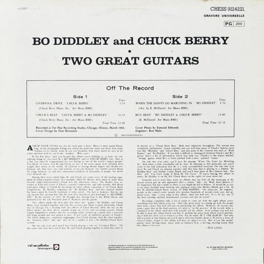 BO DIDDLEY / CHUCK BERRY - Two Great Guitars