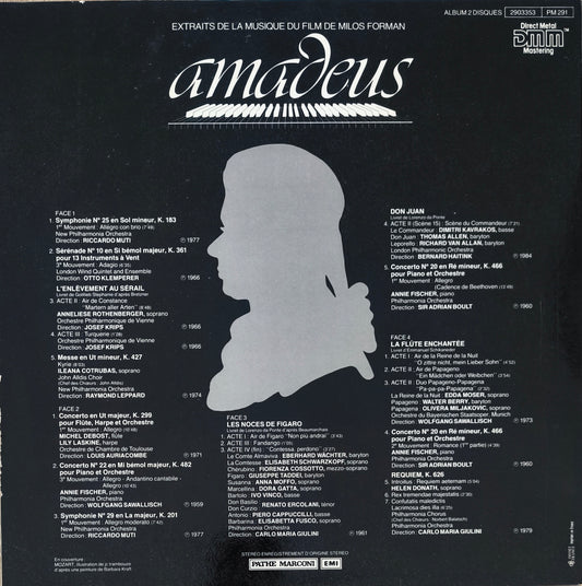 AMADEUS - Extraits De La Musique Du Film De Milos Forman - Amadeus