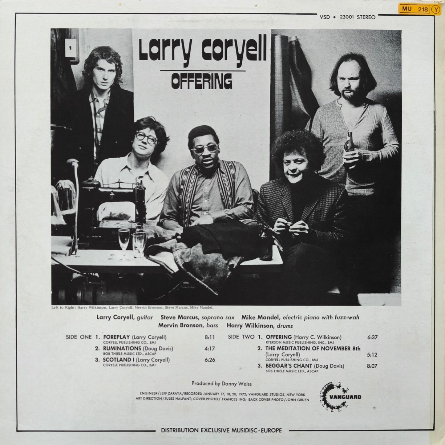 LARRY CORYELL - Offering