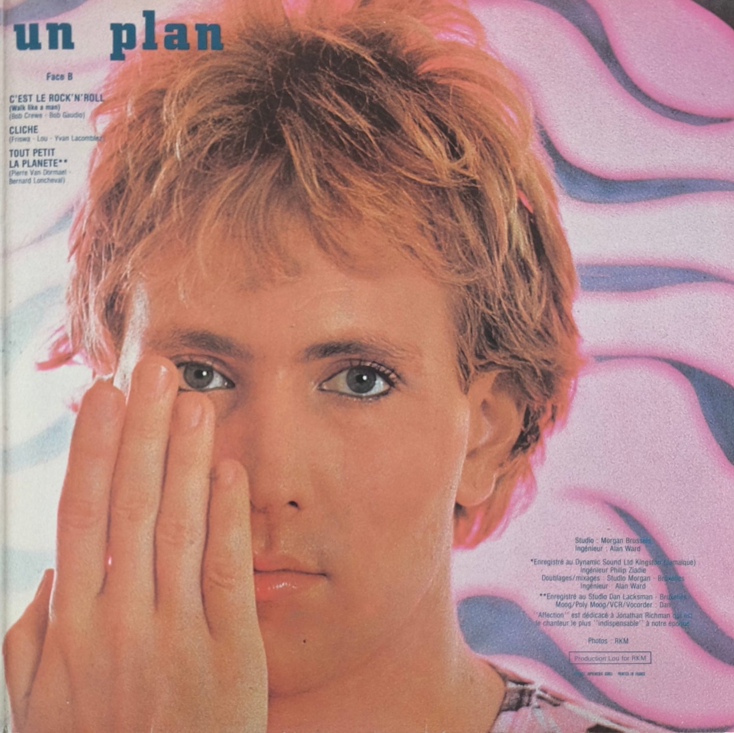 PLASTIC BERTRAND - J'te Fais Un Plan (vinyle couleur rose)