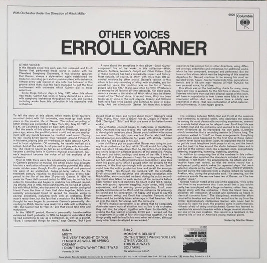 ERROLL GARNER - Other Voices