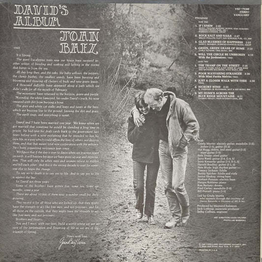 JOAN BAEZ - David's Album