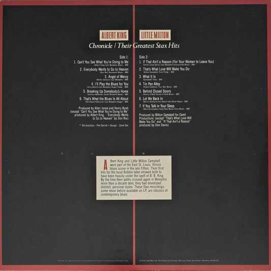 ALBERT KING / LITTLE MILTON - Chronicle