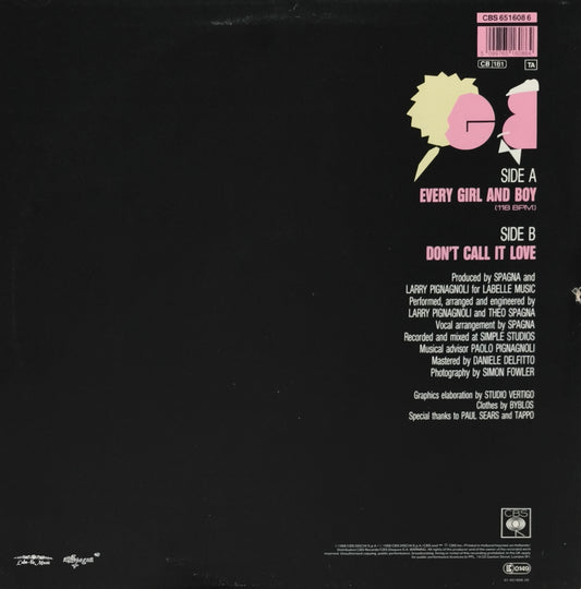 SPAGNA - Every Girl And Boy