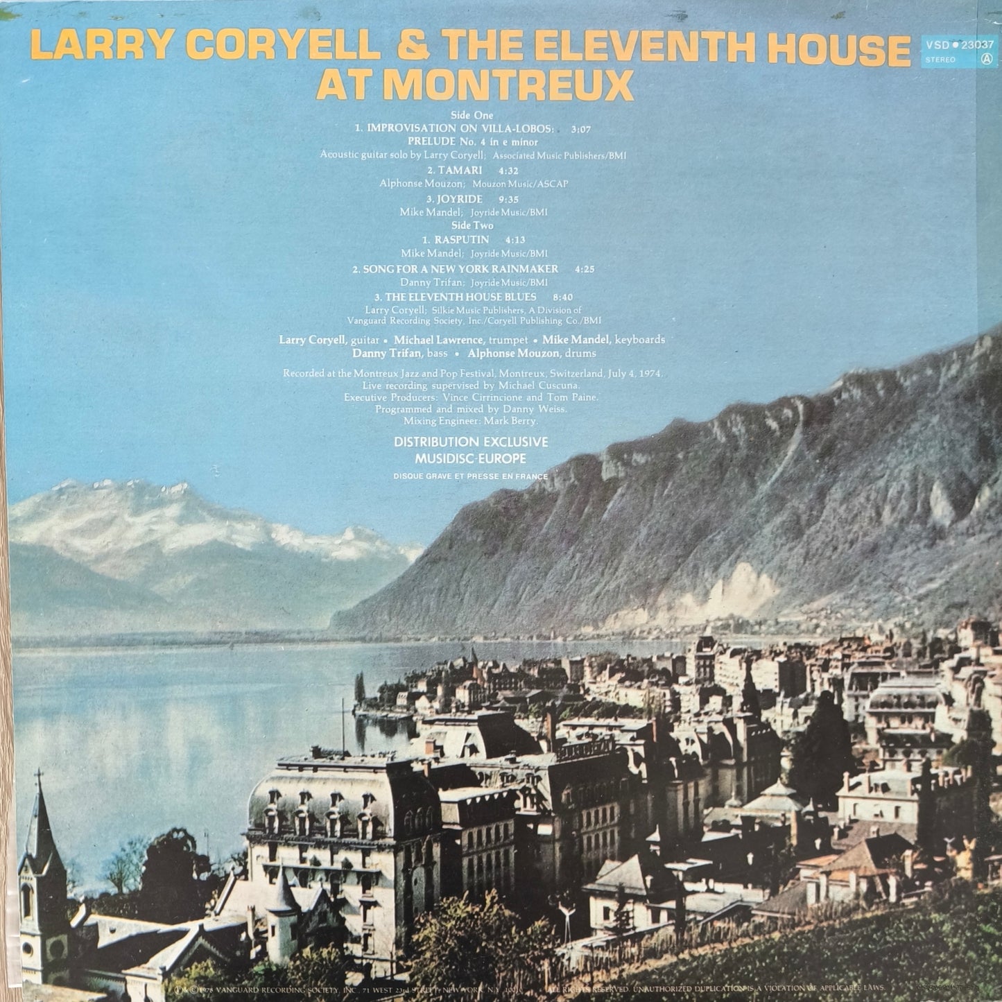 LARRY CORYELL & THE ELEVENTH HOUSE - At Montreux