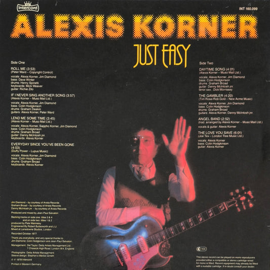 ALEXIS KORNER - Just Easy