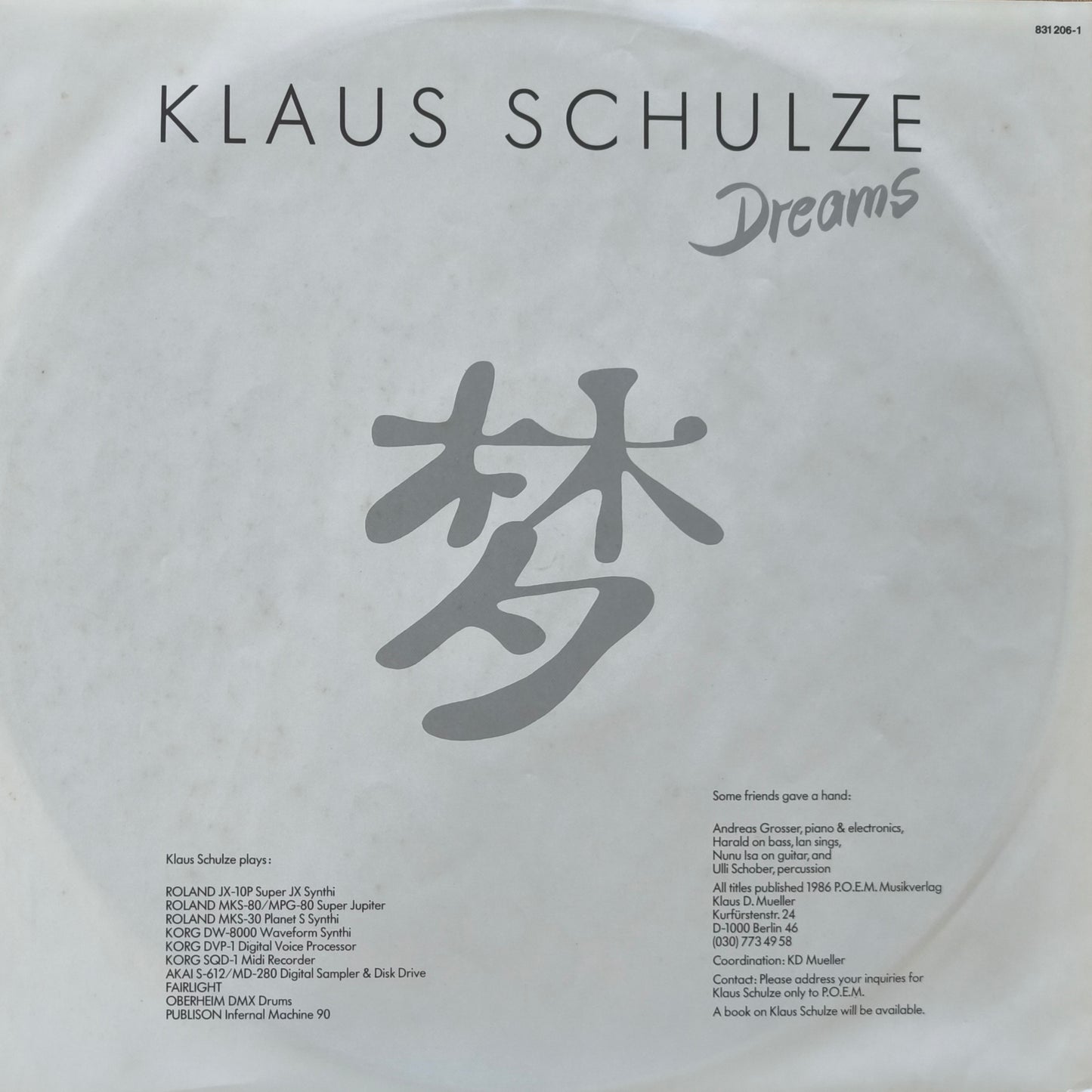 KLAUS SCHULZE - Dreams