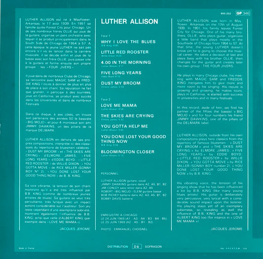LUTHER ALLISON - Love Me Mama