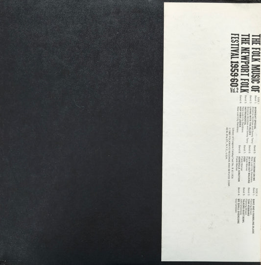 The Folk Music Of The Newport Folk Festival 1959-1960 Vol. 2