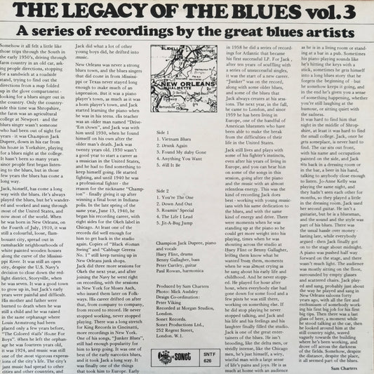 CHAMPION JACK DUPREE - The Legacy Of The Blues Vol. 3