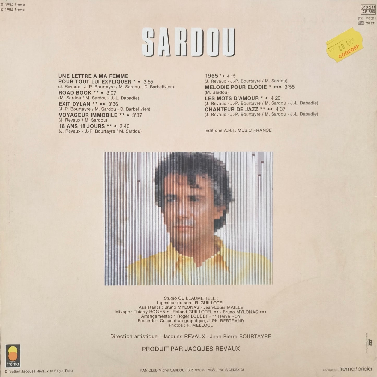 MICHEL SARDOU - Chanteur De Jazz