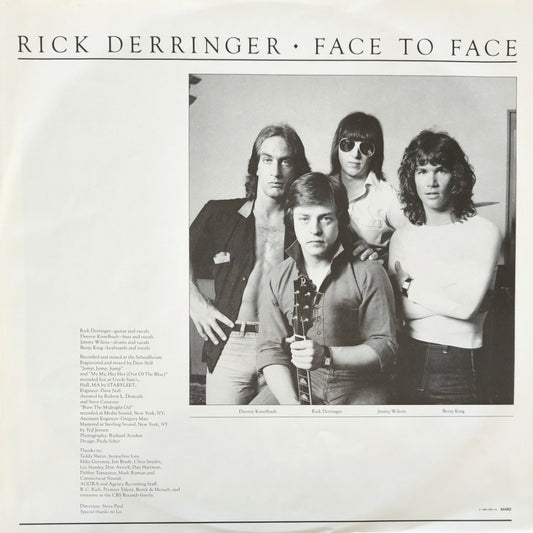 RICK DERRINGER - Face To Face