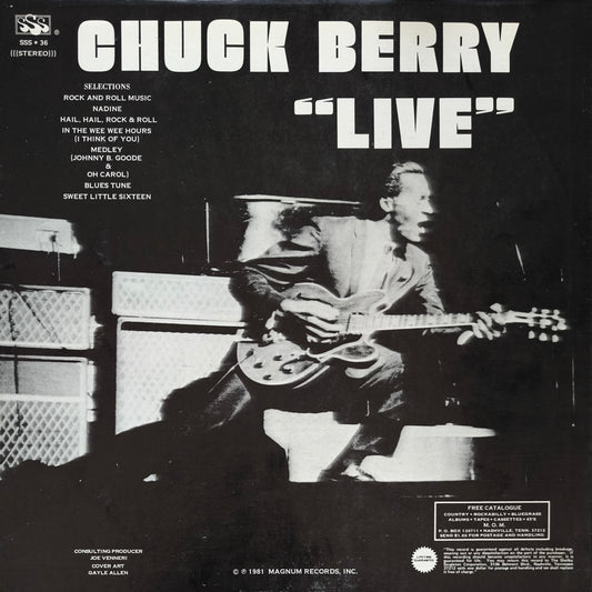 CHUCK BERRY - Live (pressage US)
