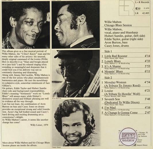 WILLIE MABON - Chicago Blues Session!