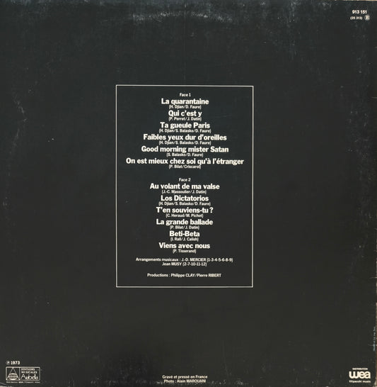 PHILIPPE CLAY - La Quarantaine