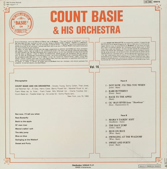 COUNT BASIE & HIS ORCHESTRA - Not Now, I'll Tell You When