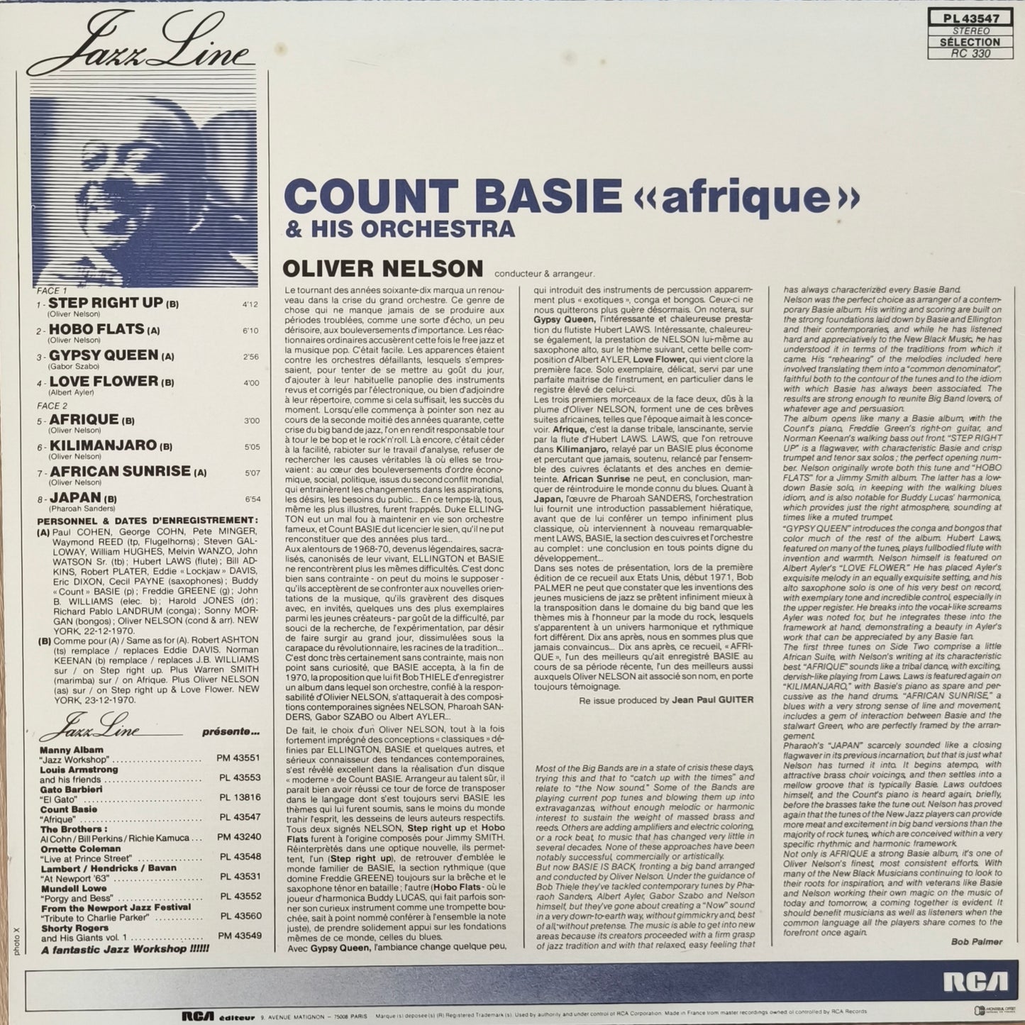 COUNT BASIE & HIS ORCHESTRA - Afrique