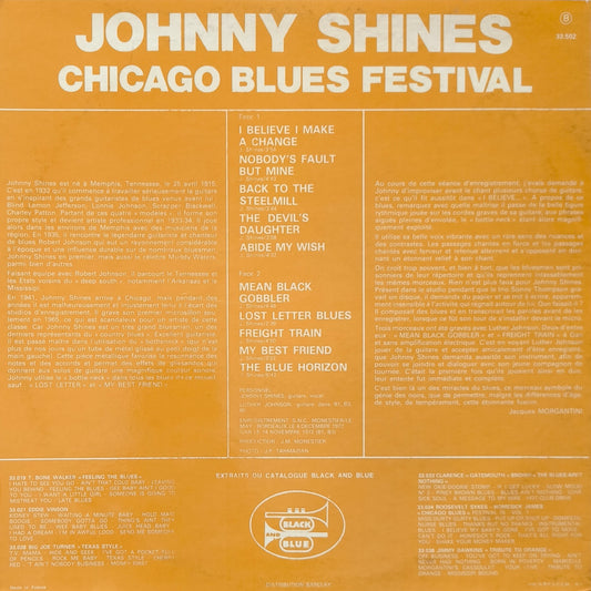 JOHNNY SHINES - Chicago Blues Festival 1972