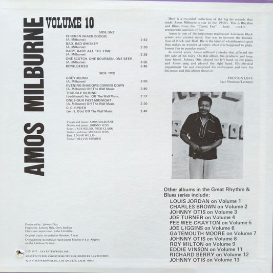 AMOS MILBURNE - Great Rhythm & Blues Oldies Volume 10 - Amos Milburne