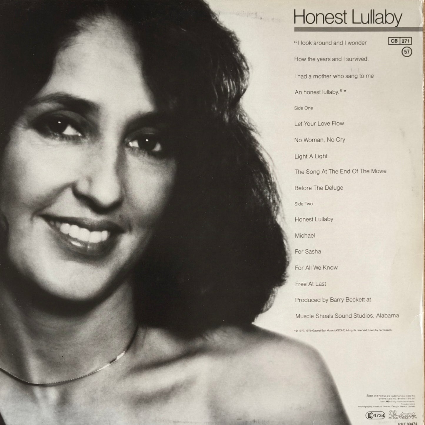 JOAN BAEZ - Honest Lullaby