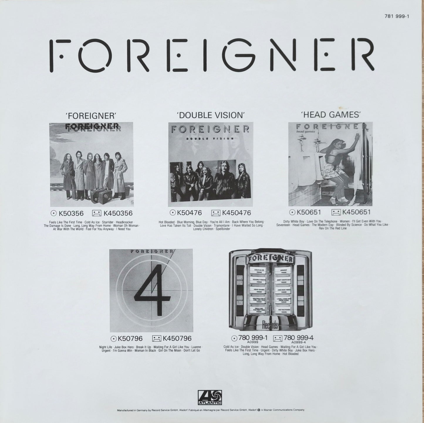 FOREIGNER - Agent Provocateur